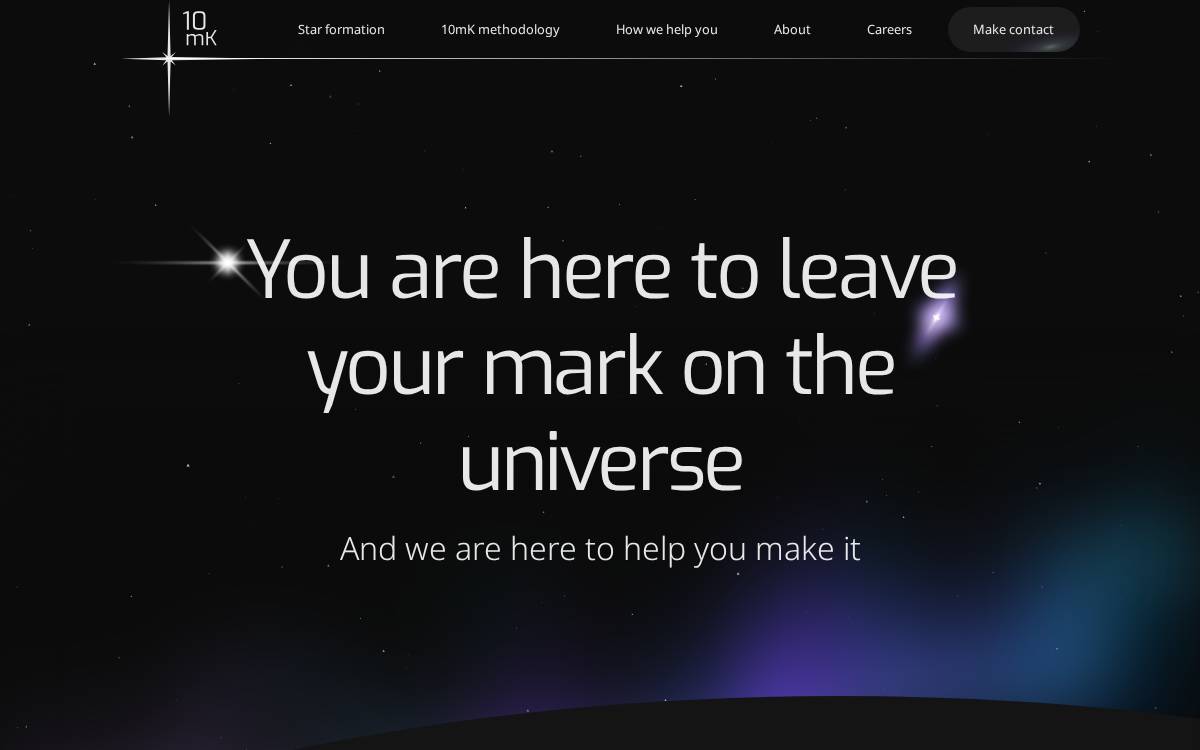 10mK website preview
