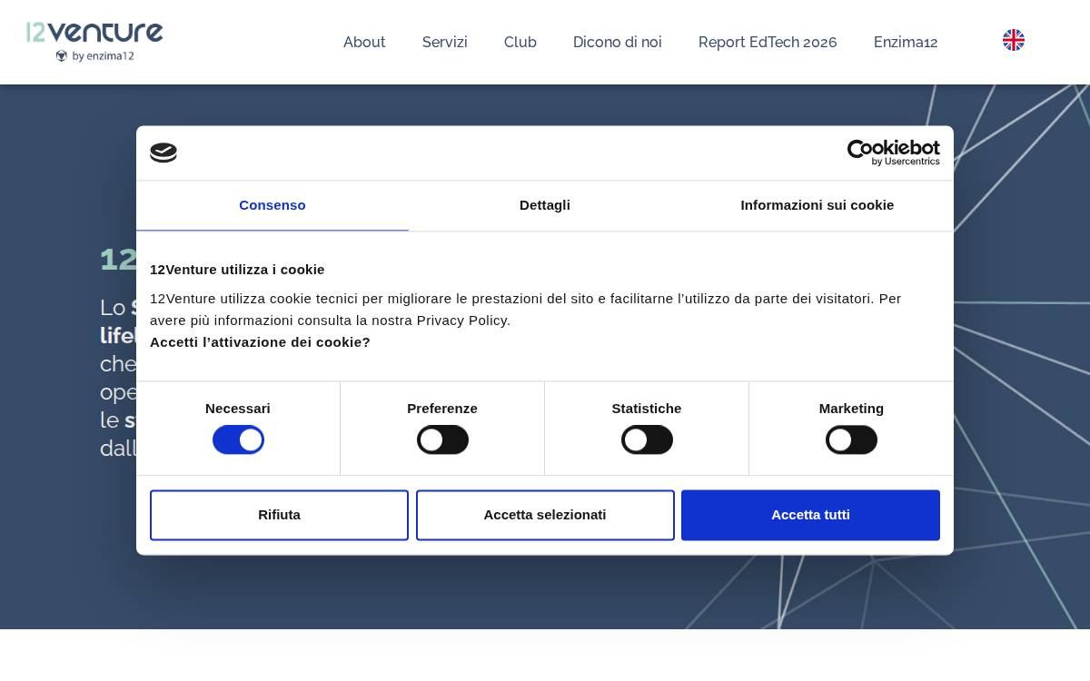 12Venture Società Benefit website preview