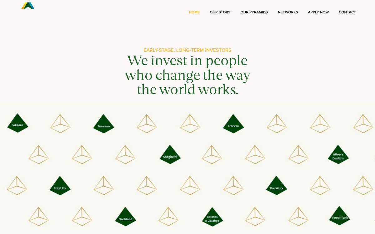 138 Pyramids website preview