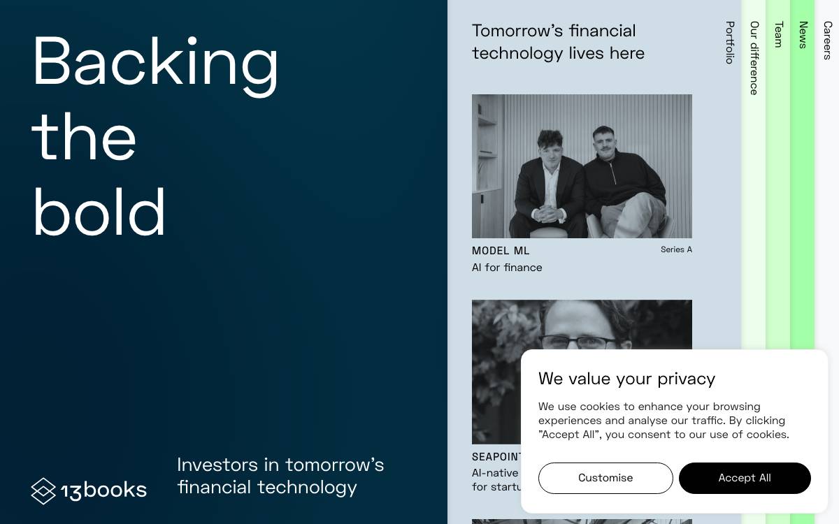 13books Capital website preview