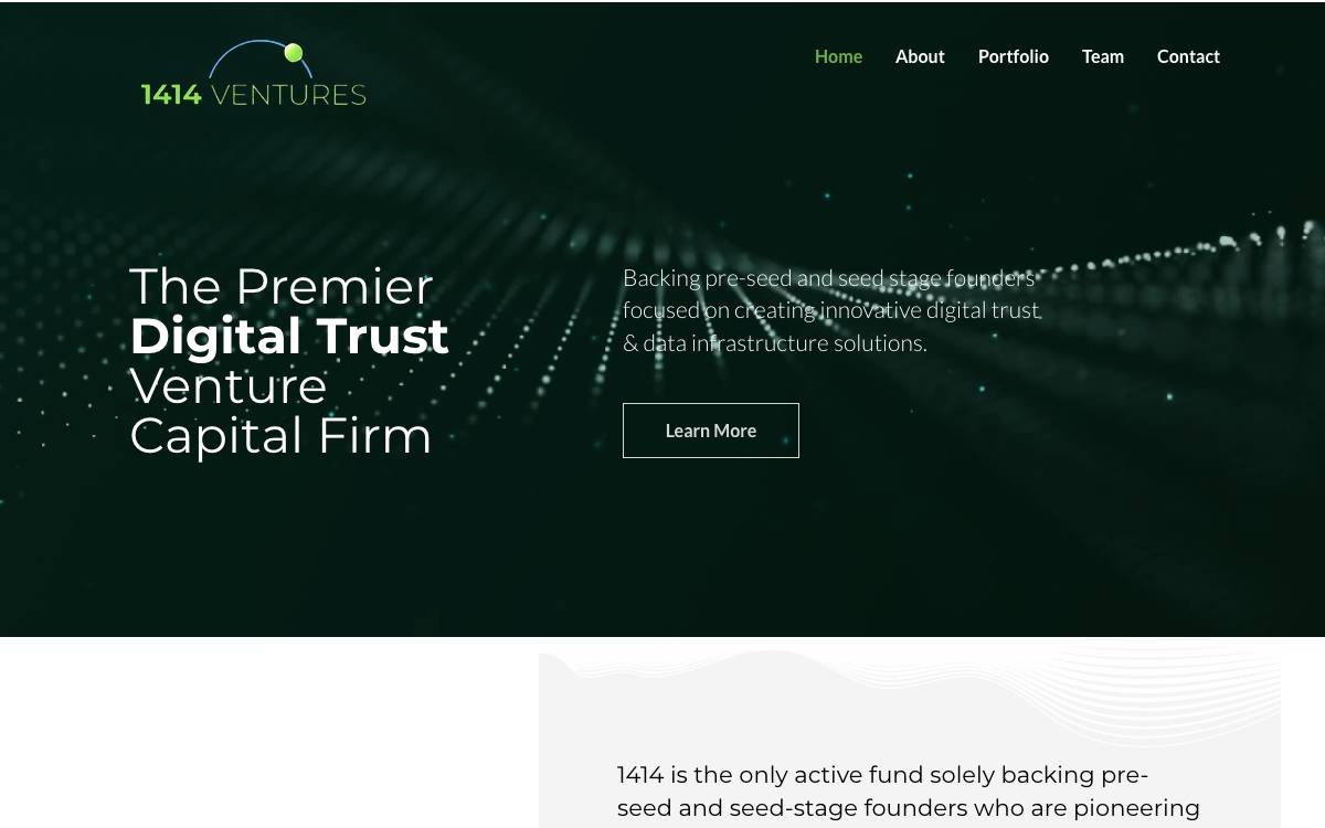 1414 Ventures website preview