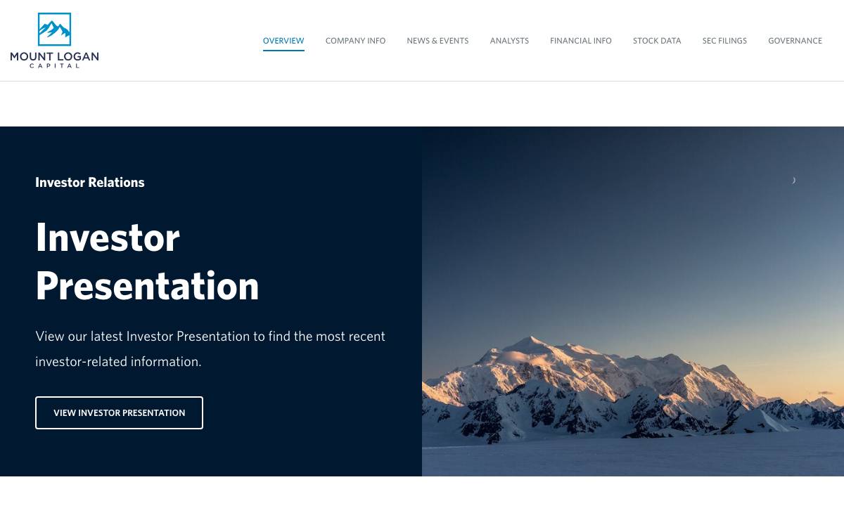 180 Degree Capital website preview