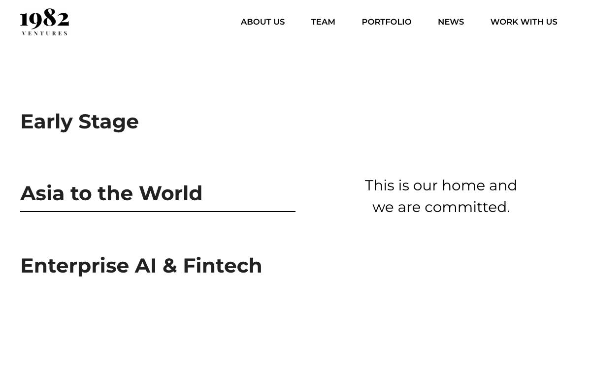 1982 Ventures website preview