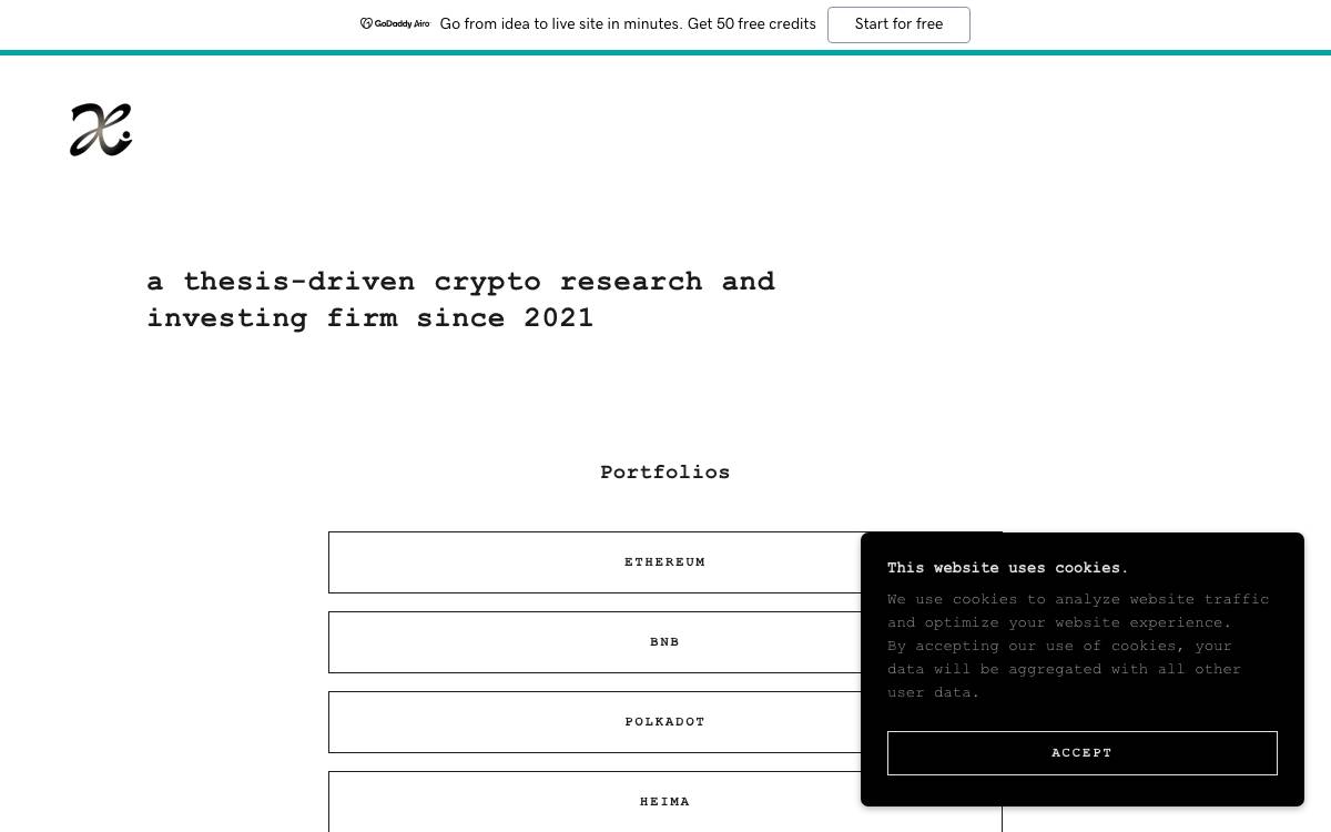 1PAR Research website preview