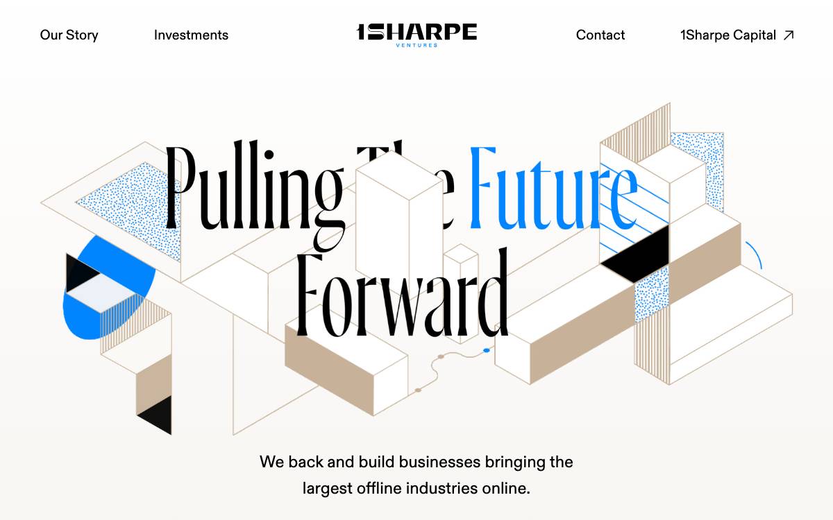 1Sharpe Ventures website preview