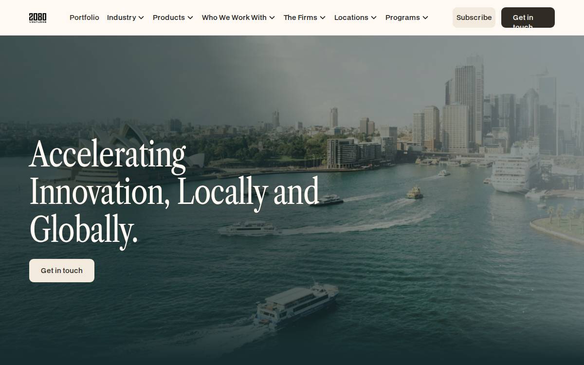 2080 Ventures website preview