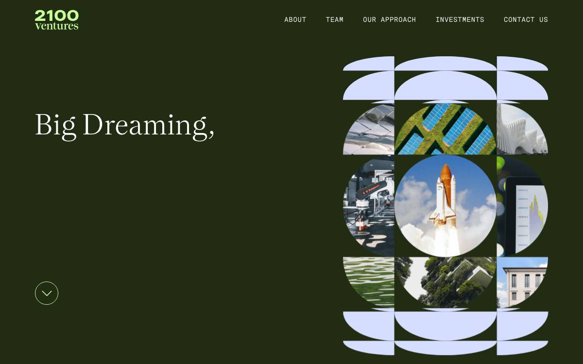 2100 Ventures website preview