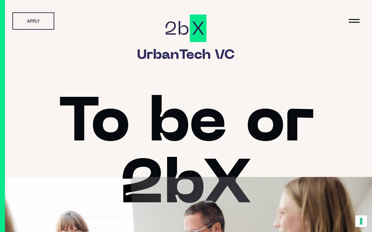 2bX website preview