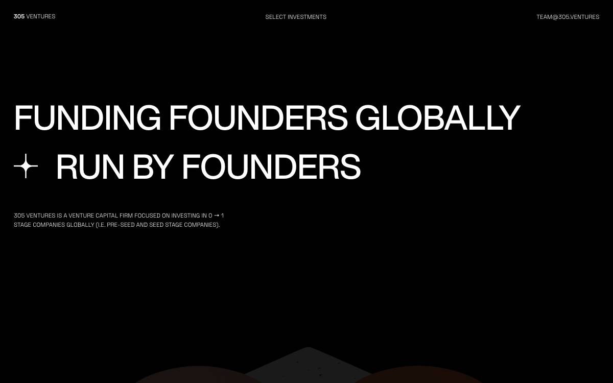 305 Ventures website preview