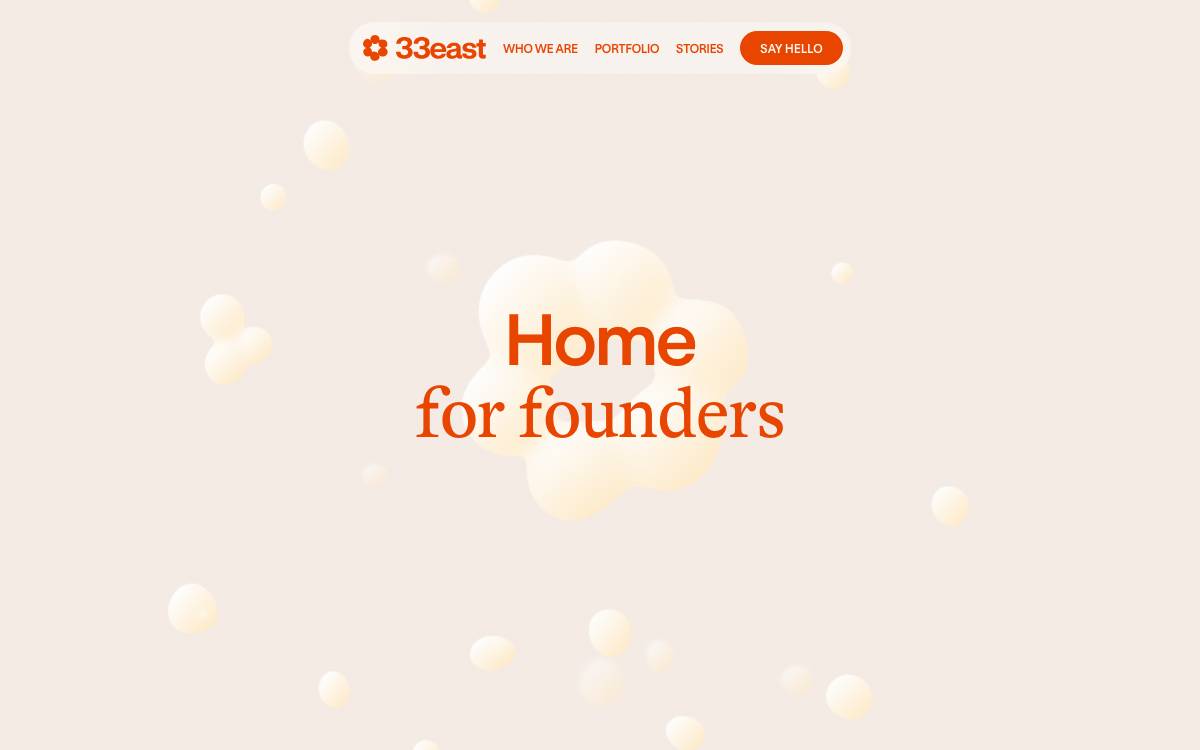 33East website preview