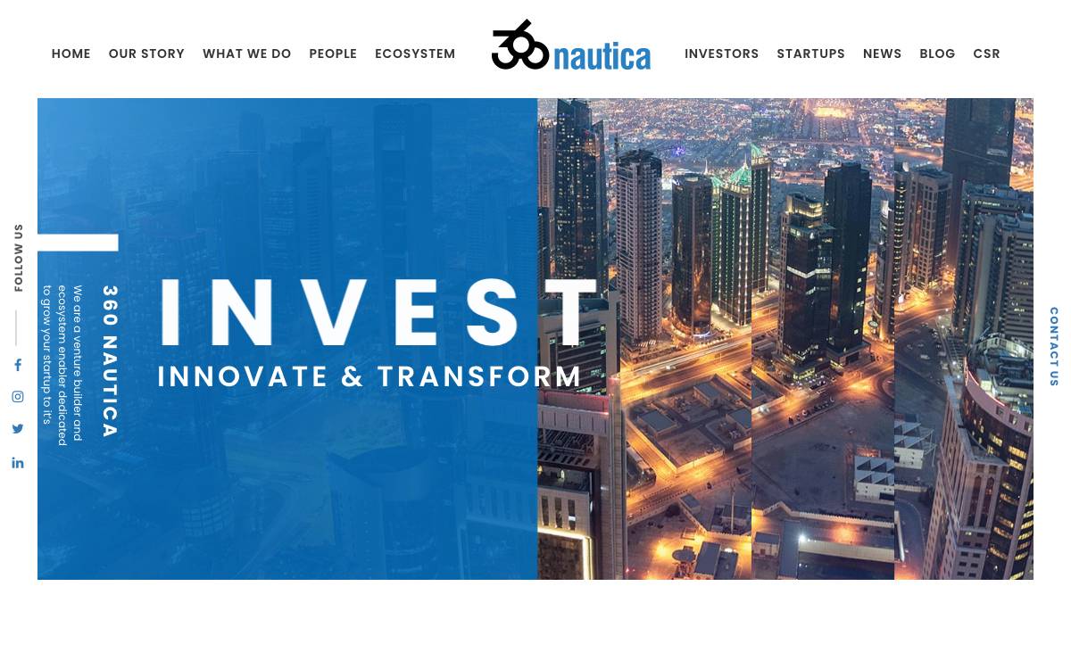 360 Nautica website preview