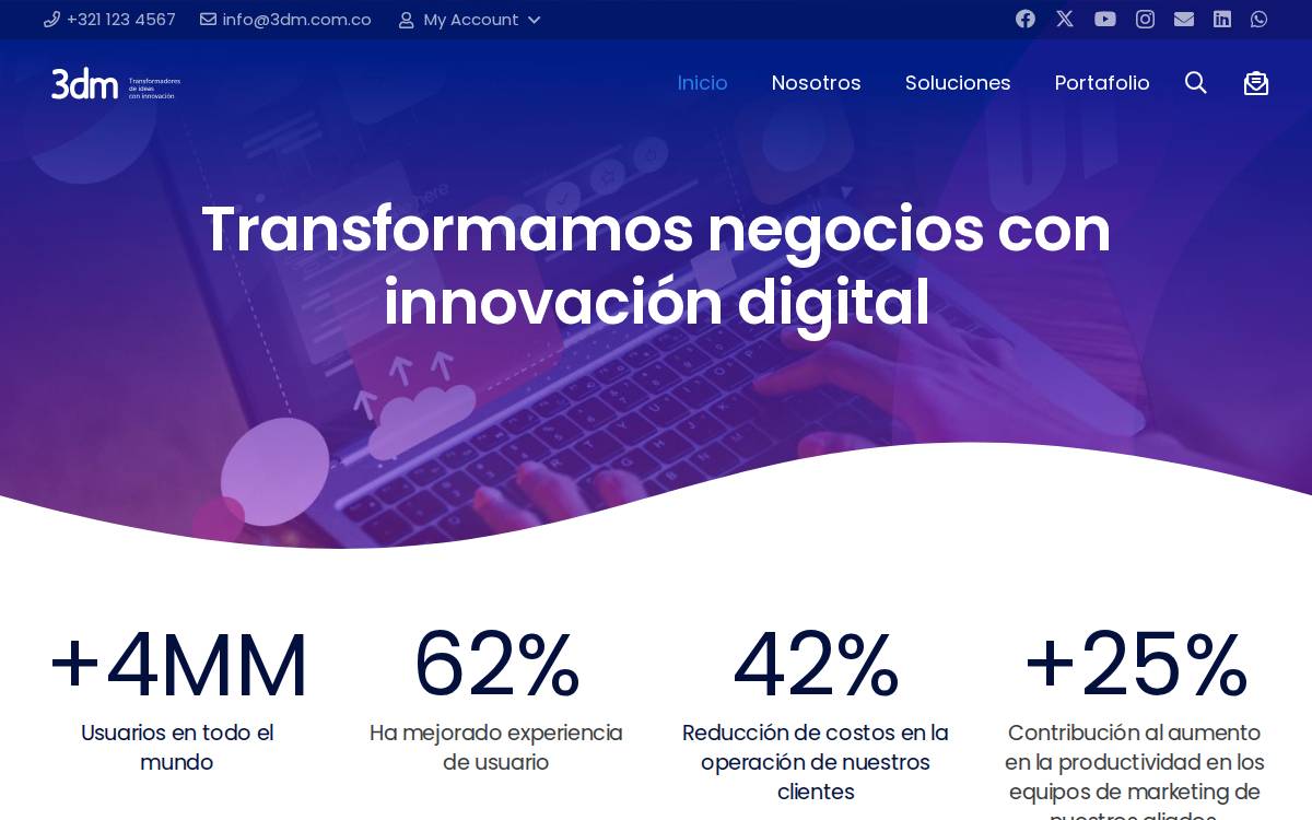 3DM SAS website preview