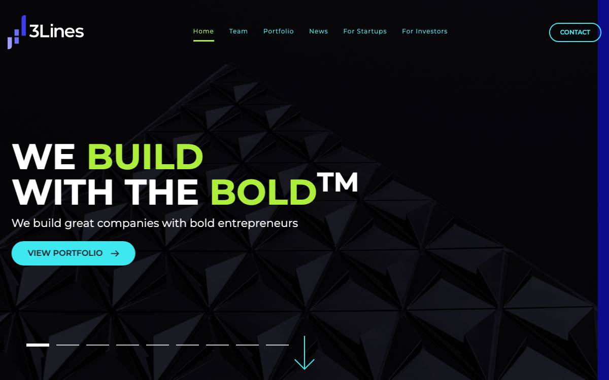3Lines Venture Capital website preview