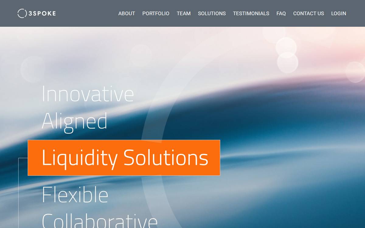 3Spoke Capital website preview