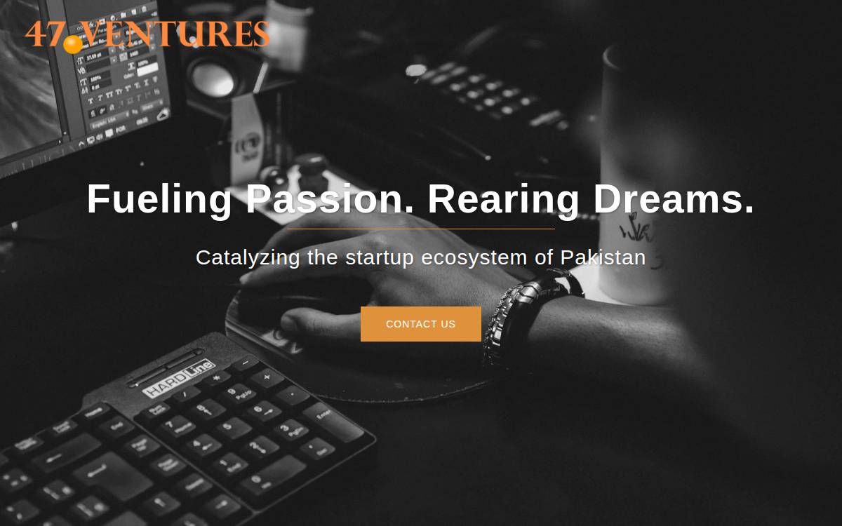 47 Ventures website preview