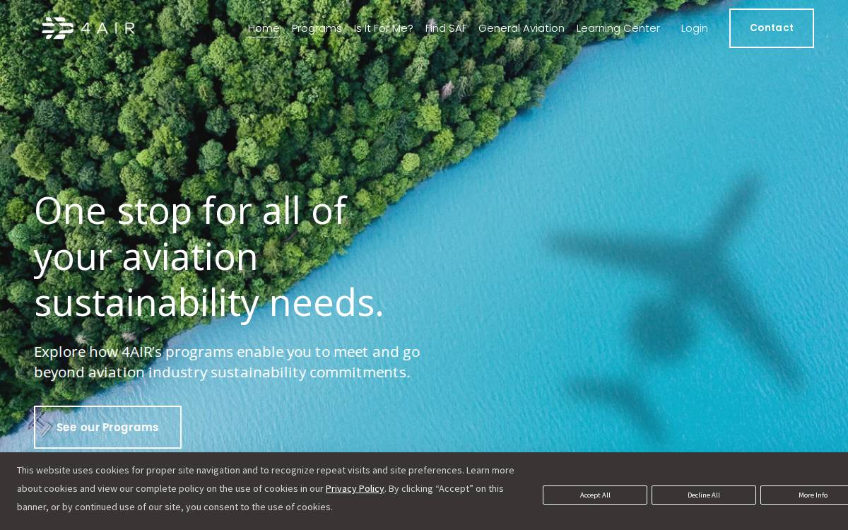 4AIR Ventures website preview