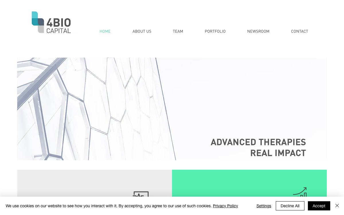 4BIO Capital website preview