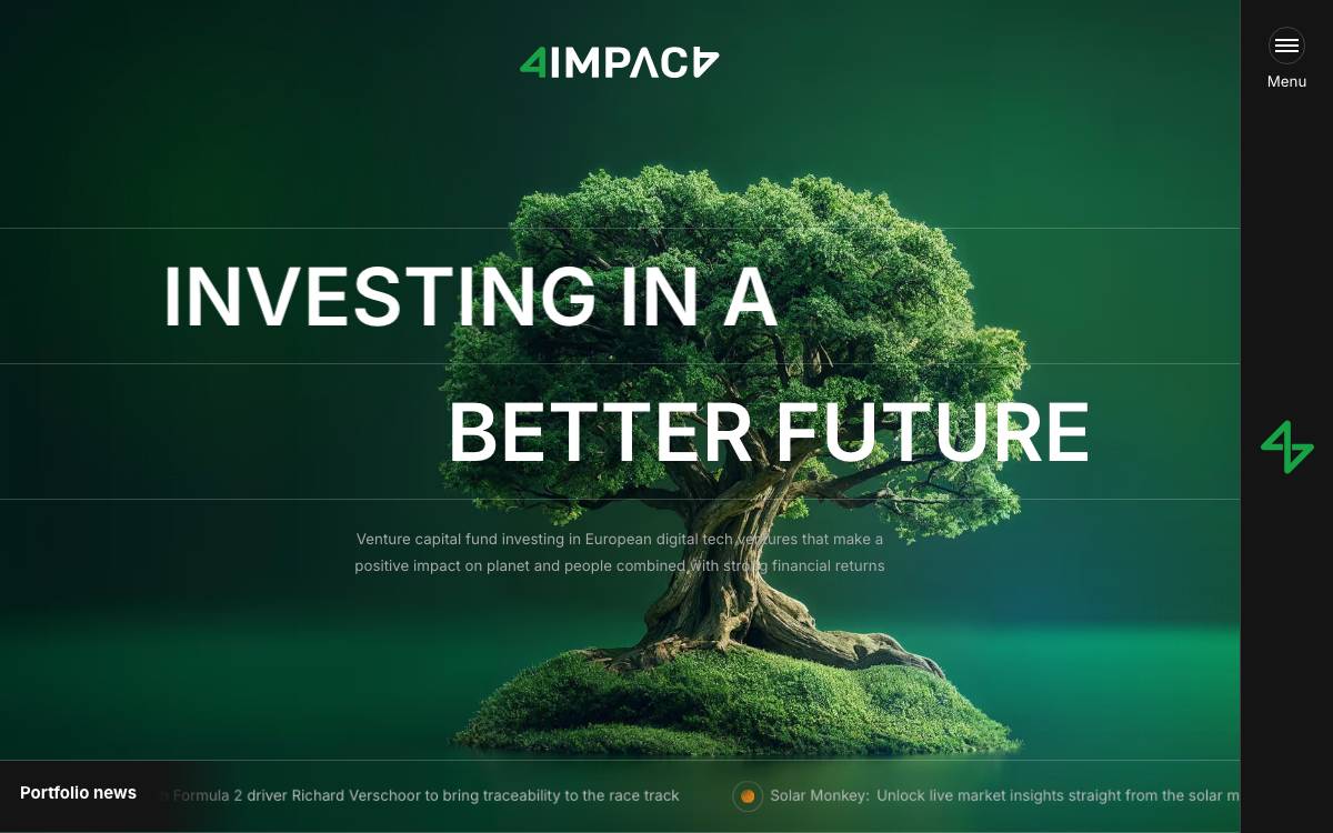 4impact capital website preview