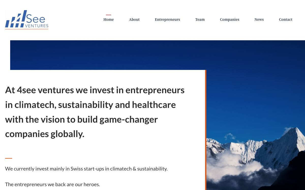 4see Ventures website preview
