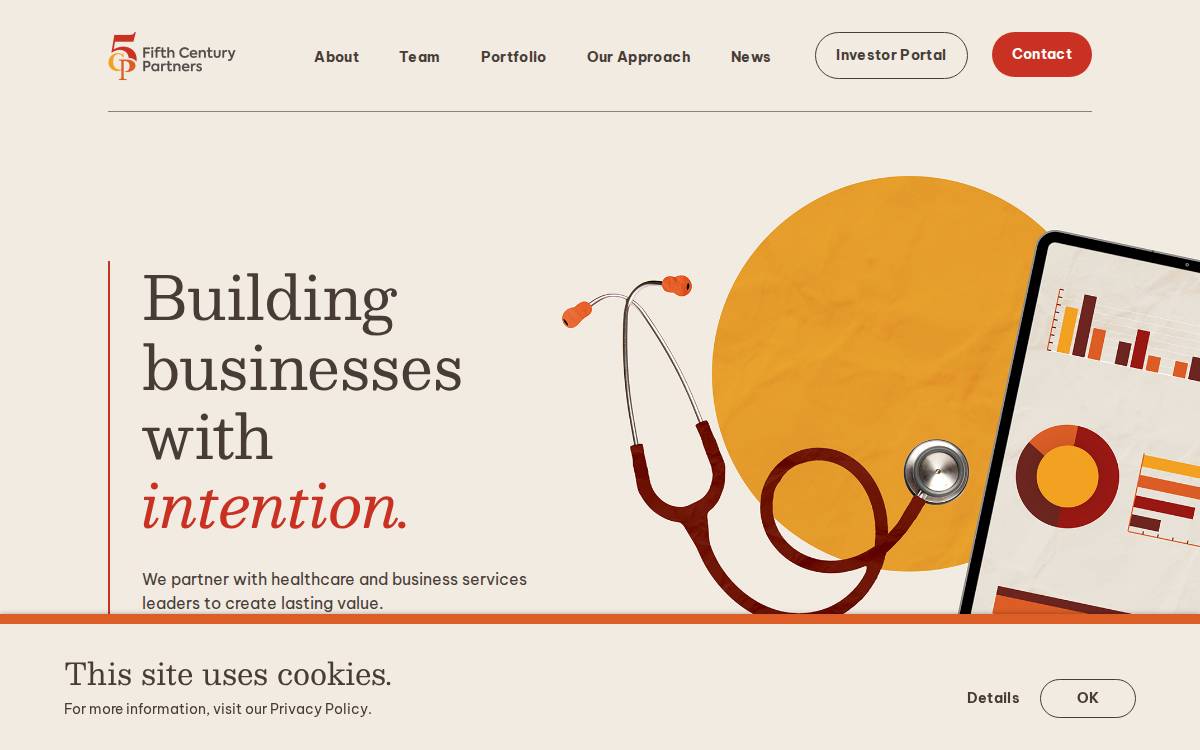 5th Century Partners website preview