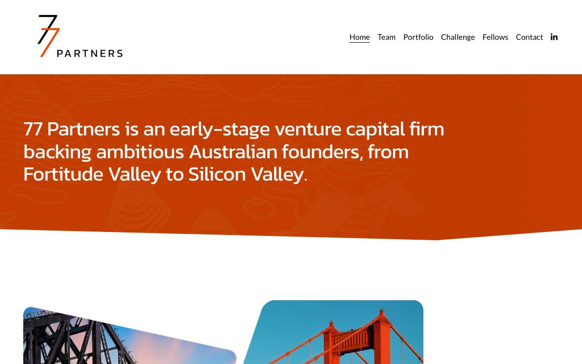77 Partners website preview