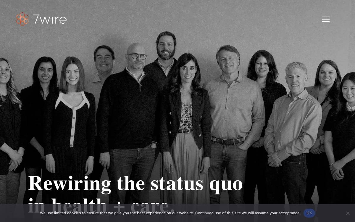 7wire Ventures website preview