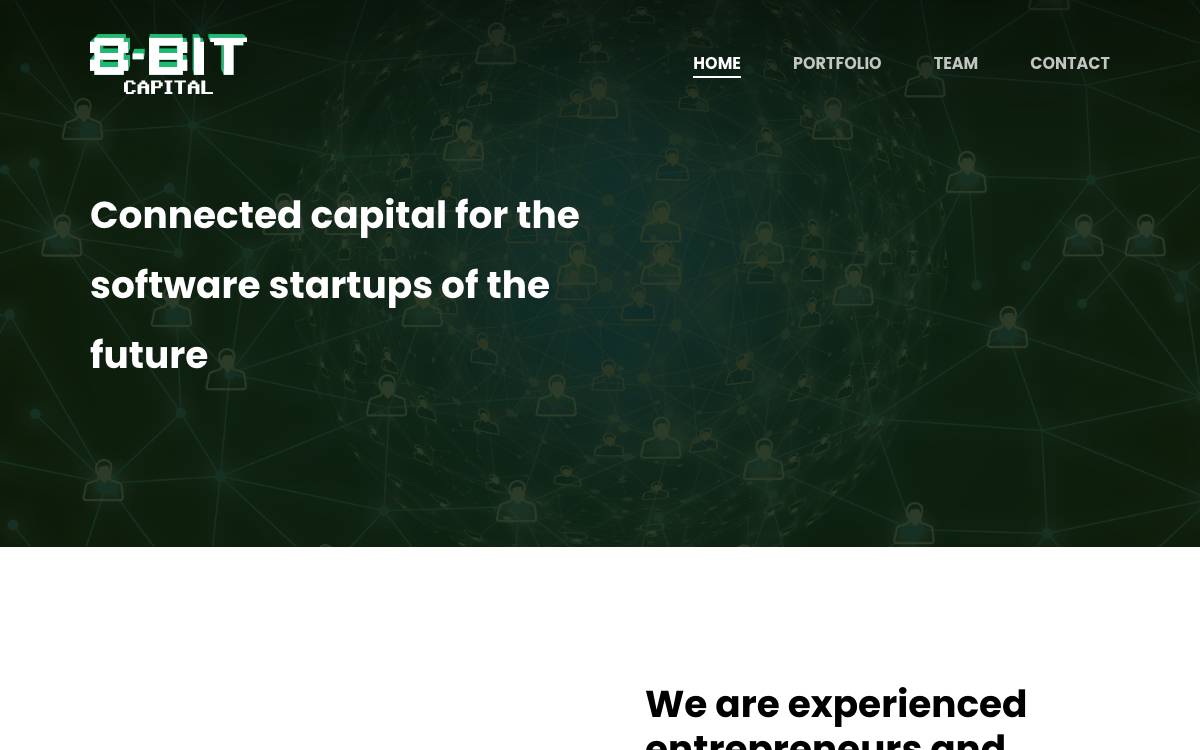 8-Bit Capital website preview