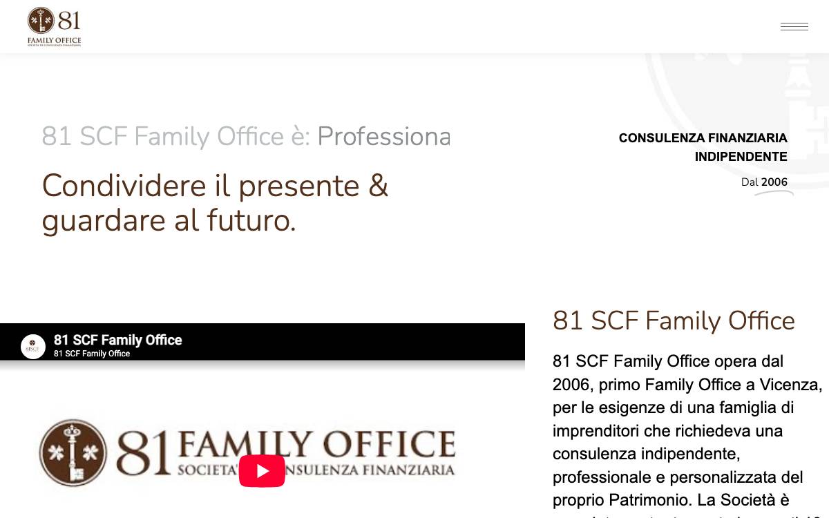 81 SCF Family Office website preview