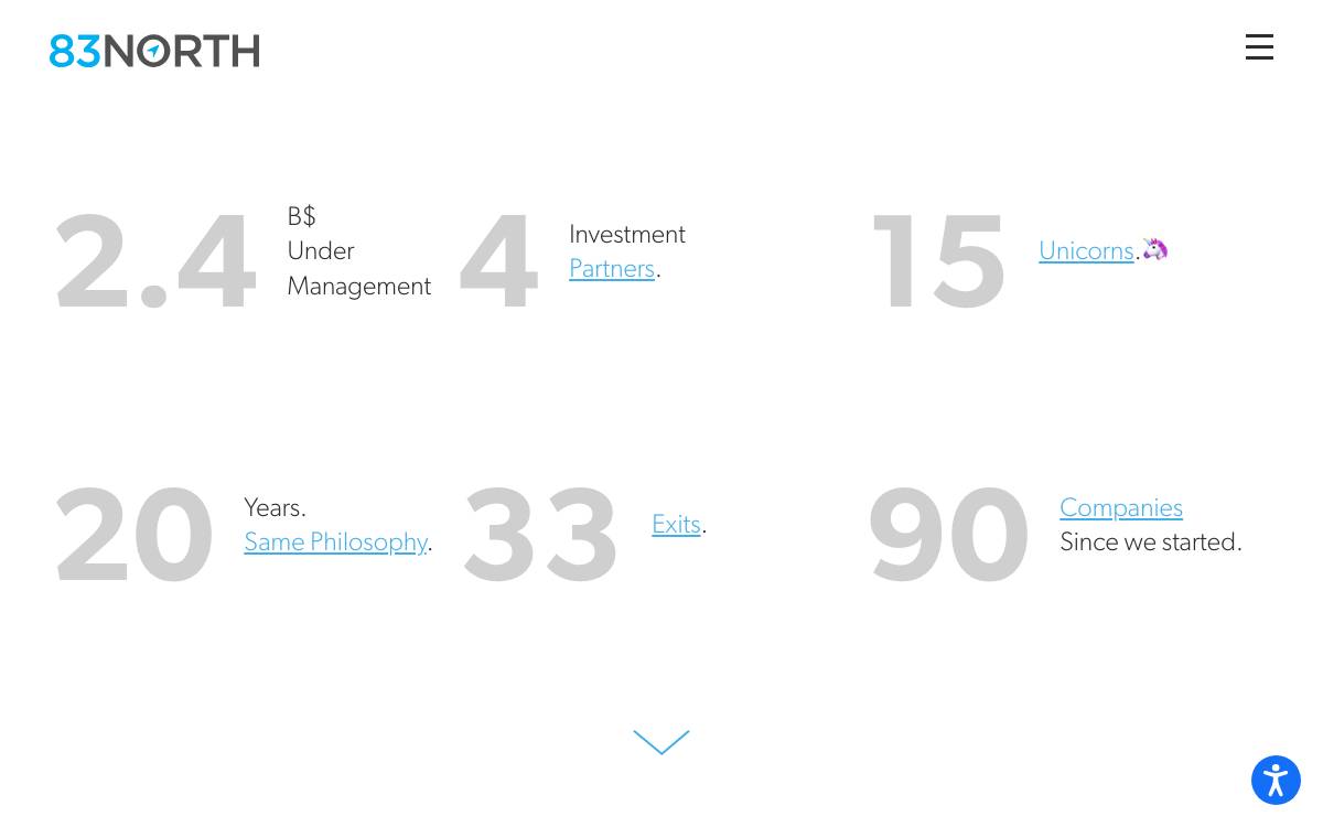 83North website preview