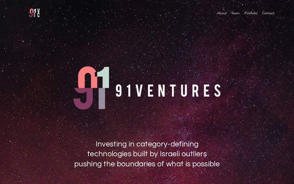 91 Ventures website preview