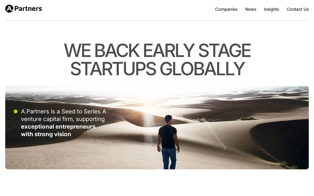 A.partners website preview