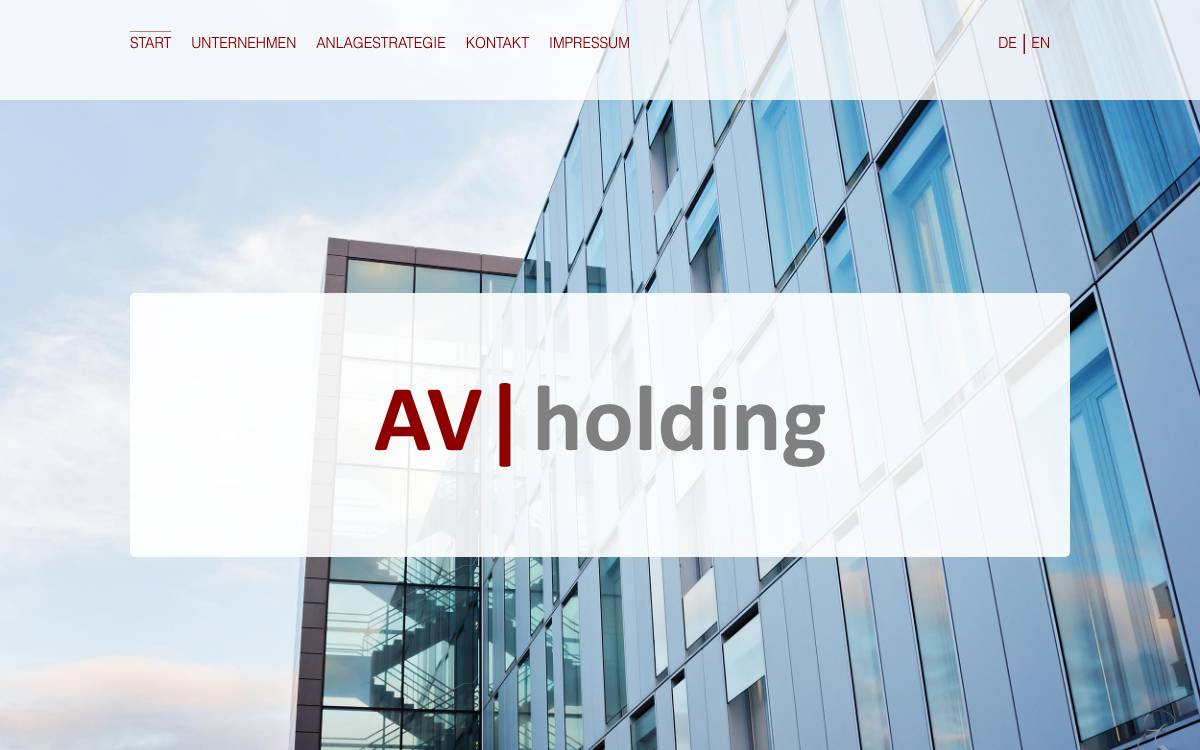 A&V Holding GmbH & Co. KG website preview