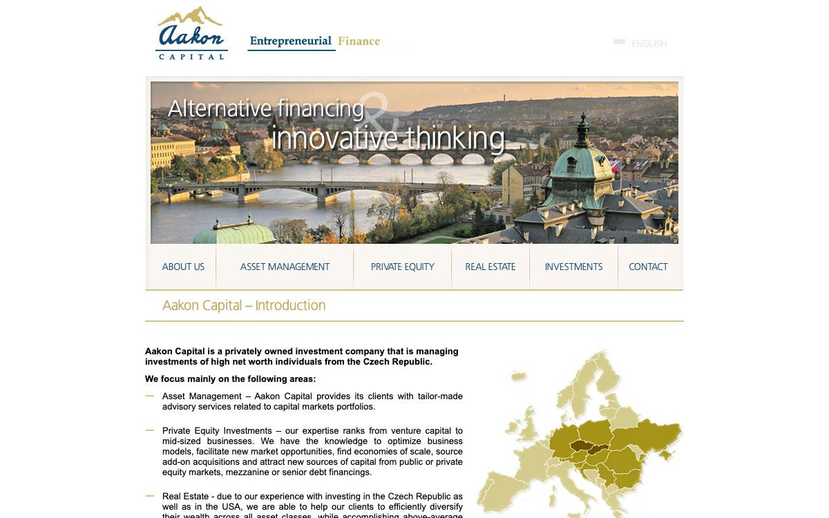 AAKON Capital website preview