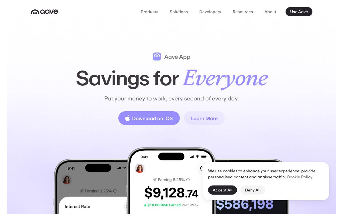 Aave Companies website preview