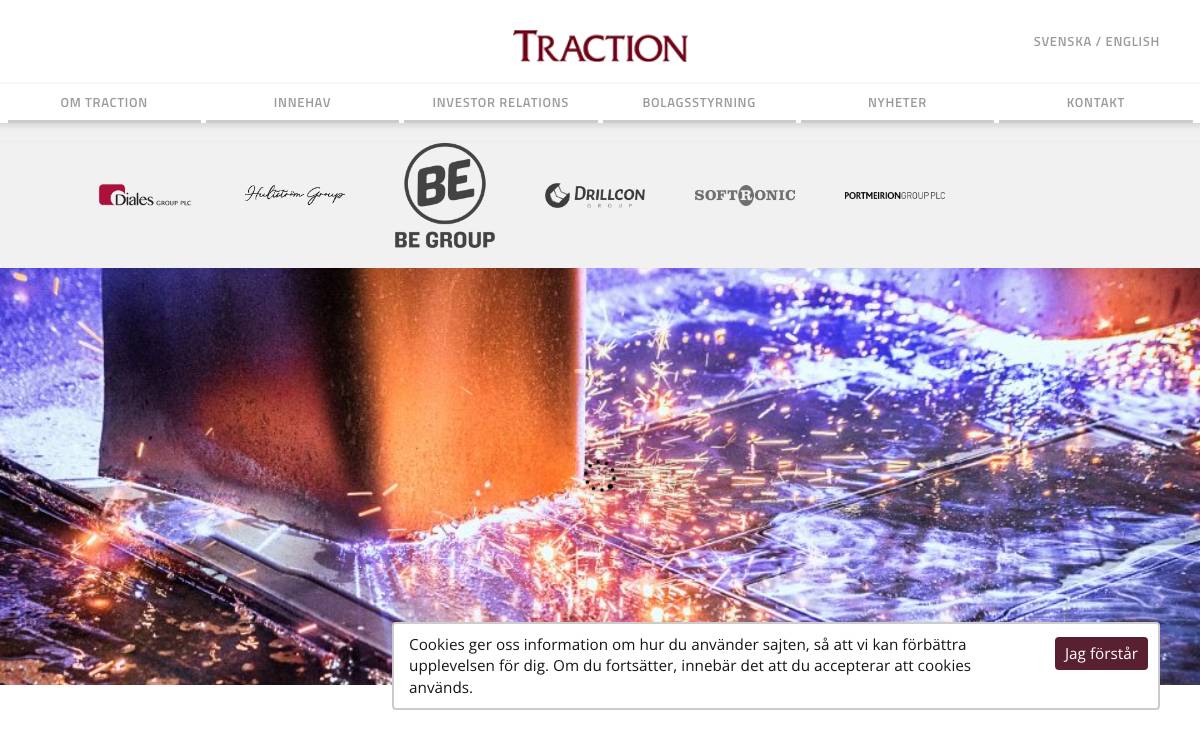 AB Traction website preview