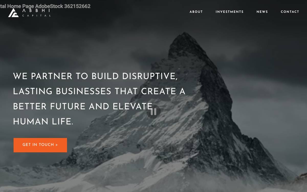 Abbhi Capital website preview