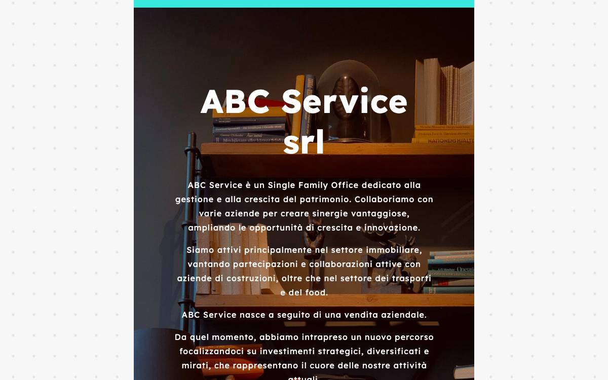 ABC Service srl website preview