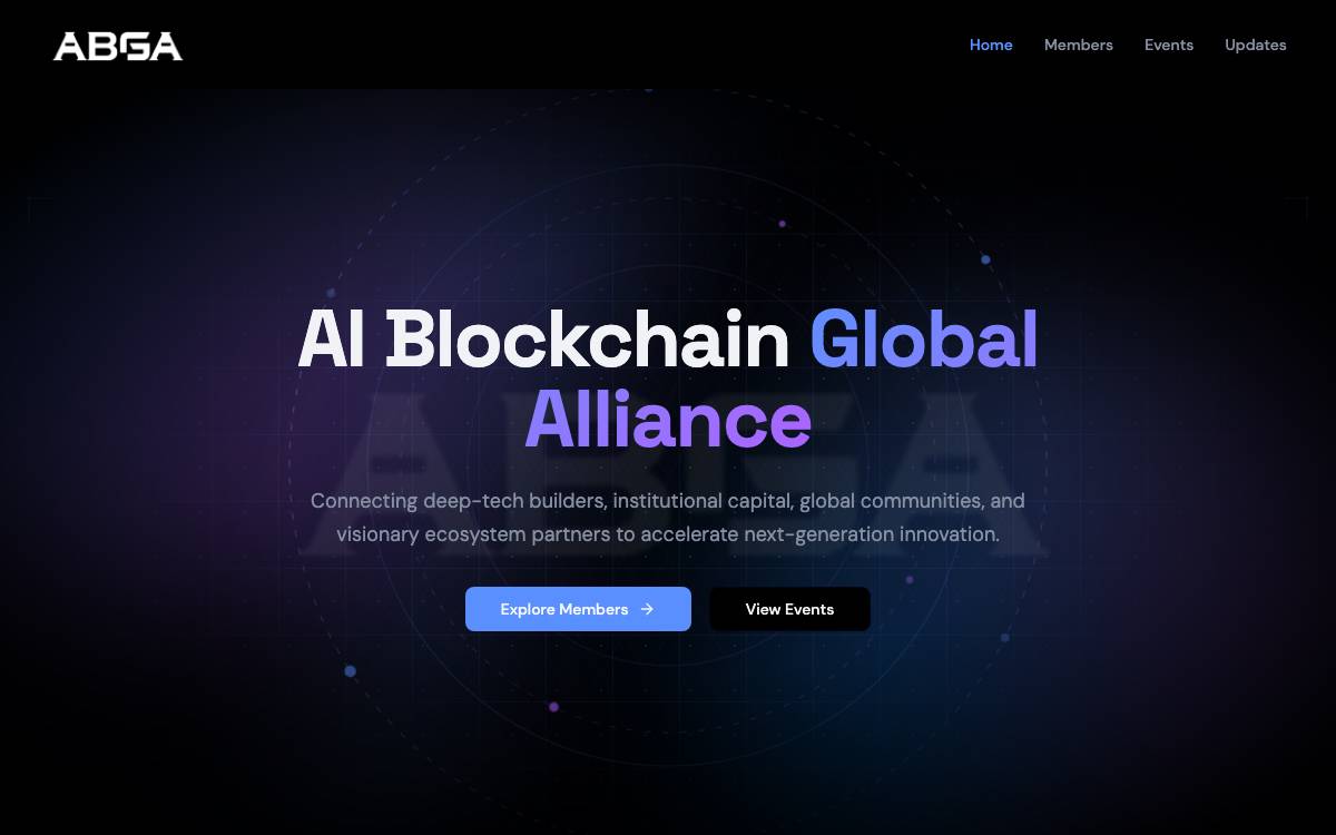 ABGA website preview