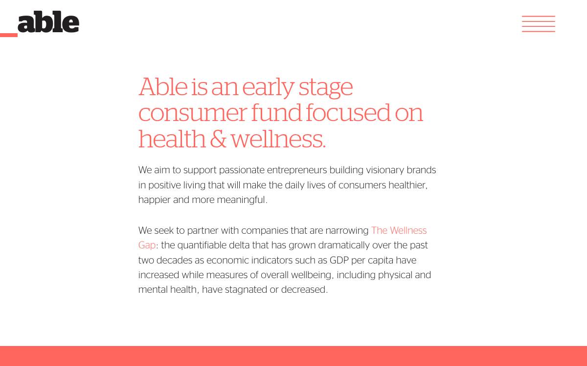 Able Partners website preview