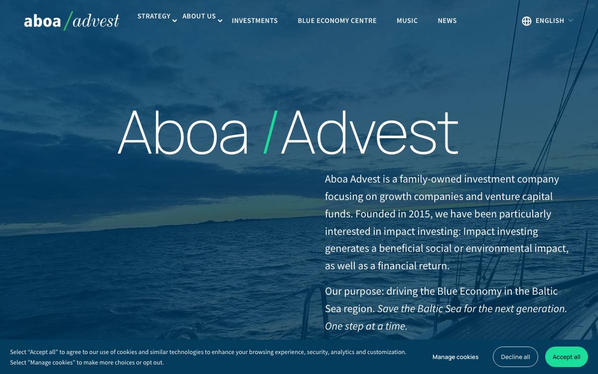 Aboa Advest website preview