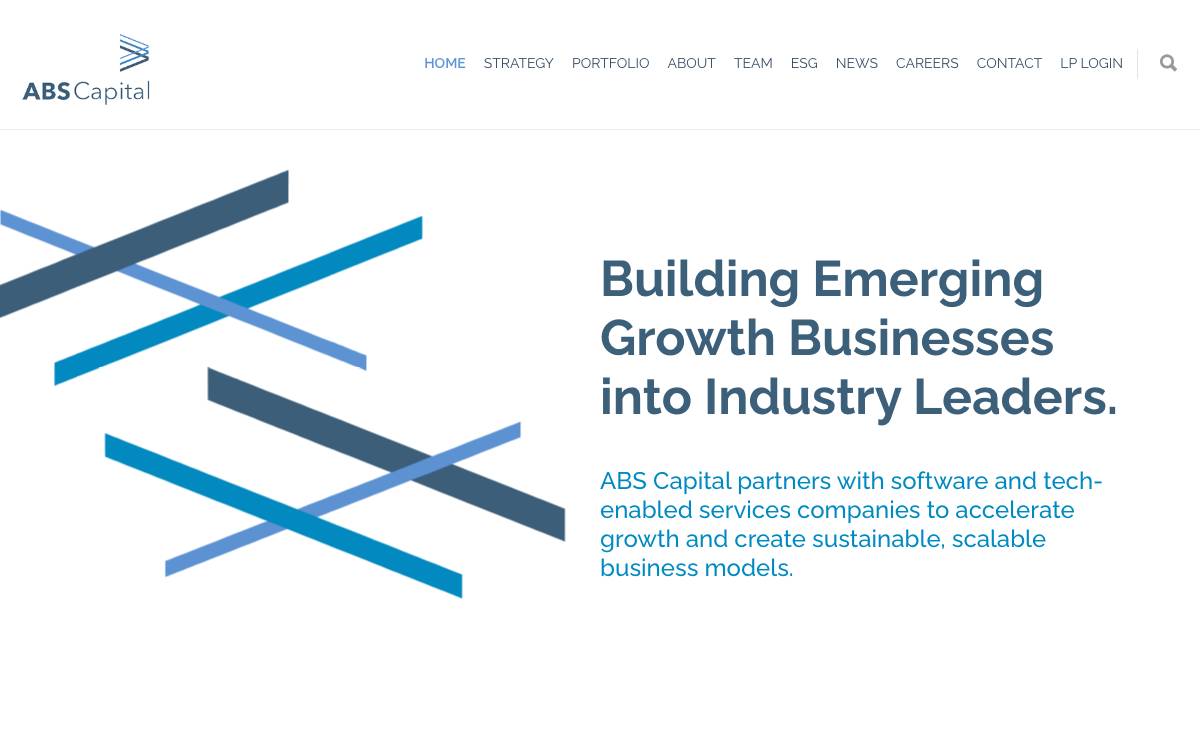 ABS Capital Partners website preview