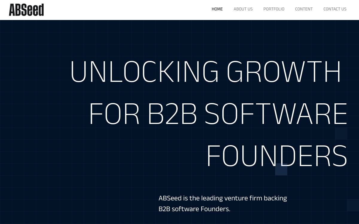 ABSeed Ventures website preview