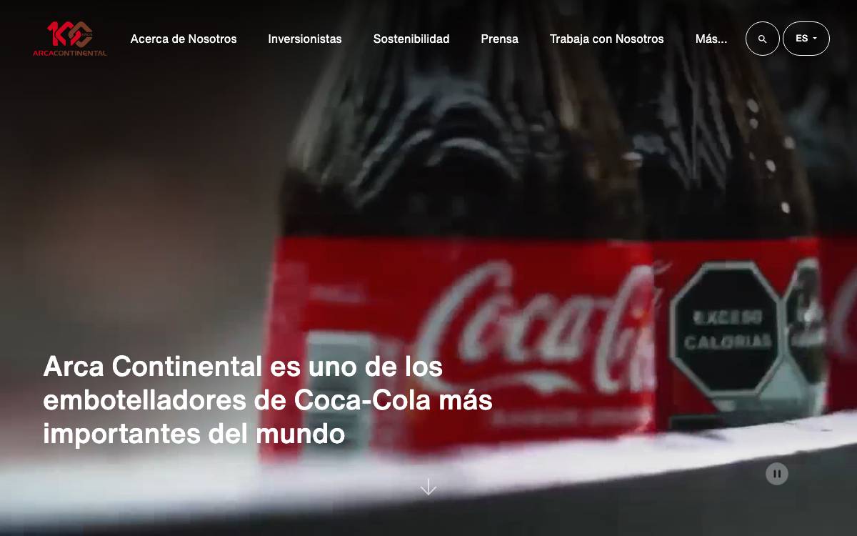 AC Ventures (Arca Continental) website preview