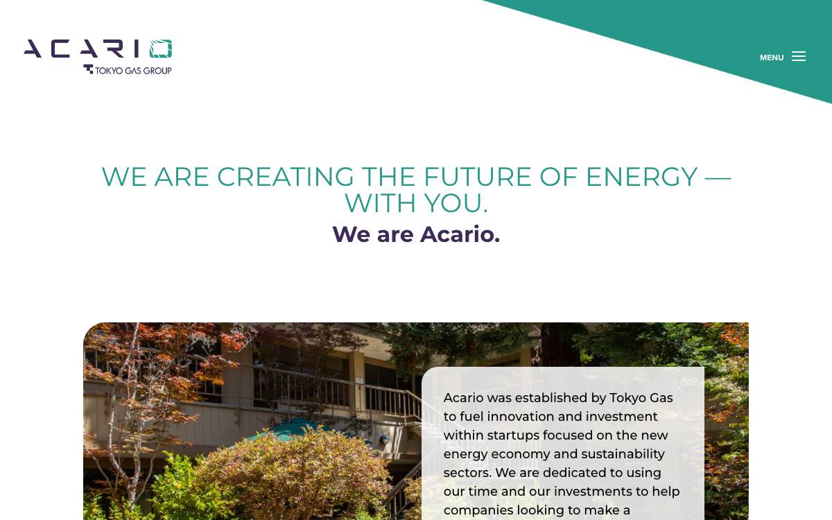 Acario Innovation website preview