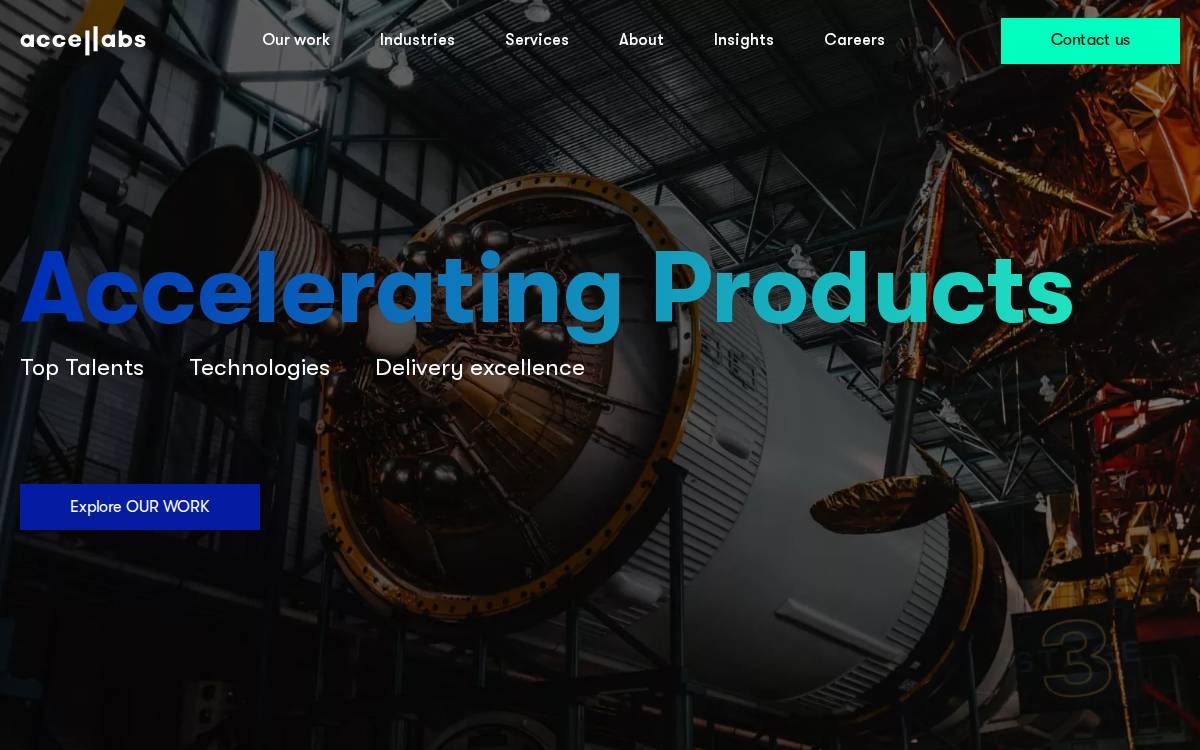 Accelabs website preview