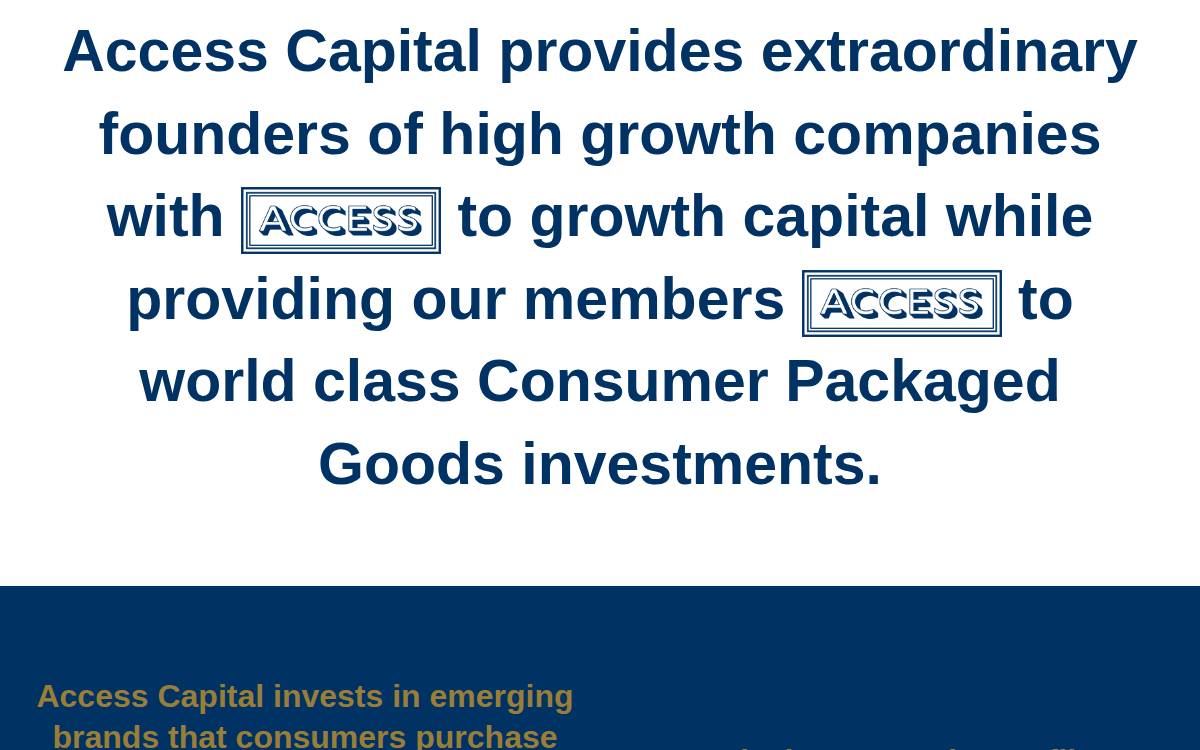 Access Capital website preview