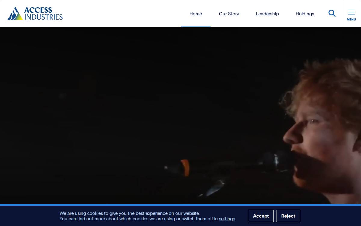 Access Industries website preview