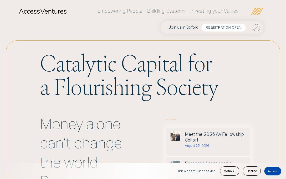 Access Ventures website preview