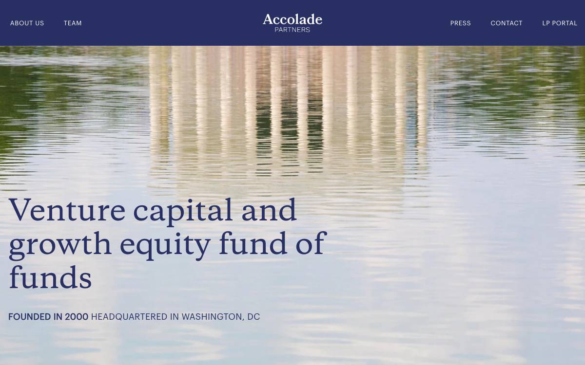 Accolade Partners website preview