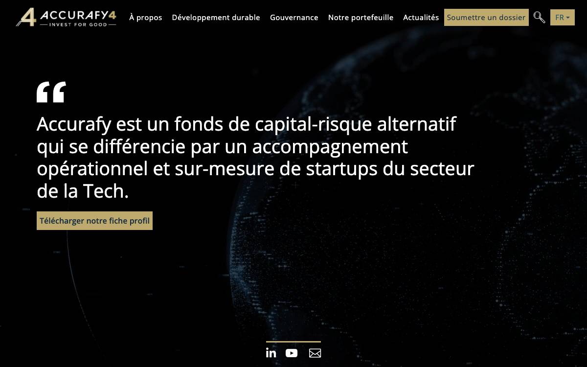 Accurafy 4 website preview